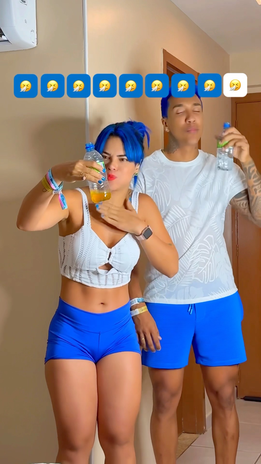 O que será que ele me deu pra beber? ? @ApolloSant #tutorial #entretenimento